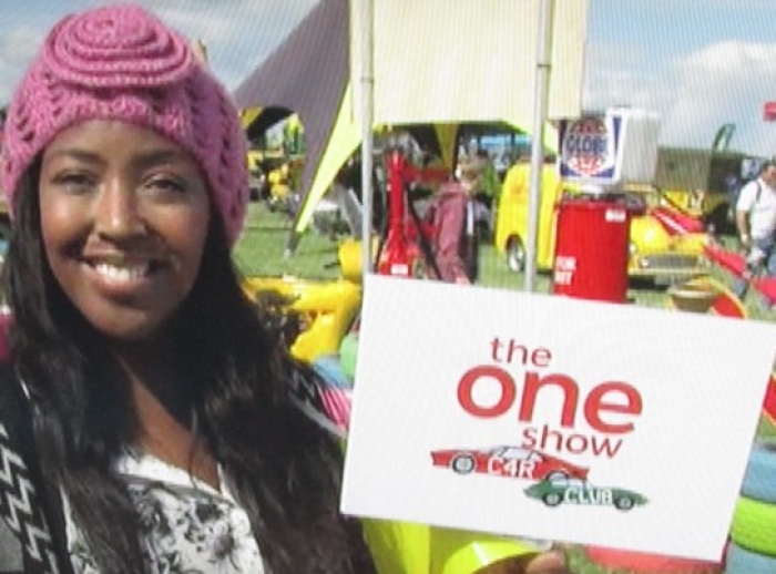BBC One Show with our props at Chris Evans CarFest
