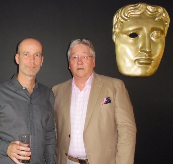 Leading Director Rob Sanders pictured at BAFTA screening of film he Directed that used props from Automobilia-uk 