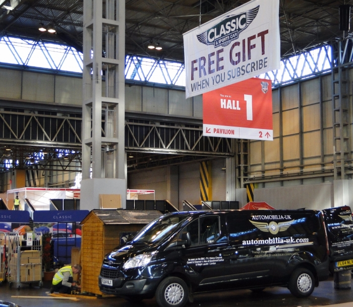 Classic and Classic sports car magazine hire our props for NEC show