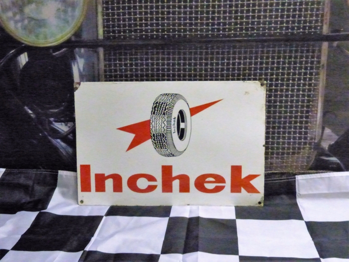  Inchek enamel repro sign 