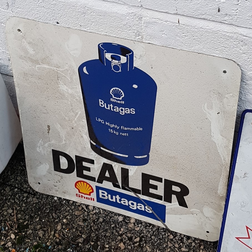 Shell gas bottle sign 