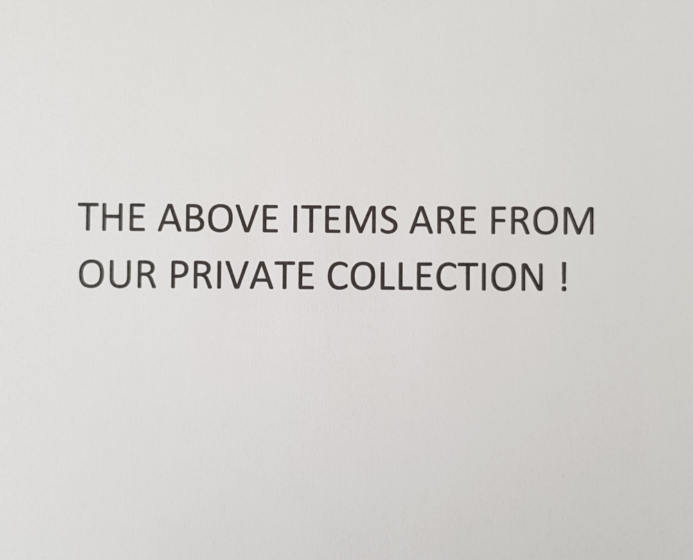 our private collection