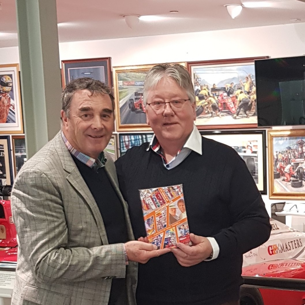  BOOK foreword by NIGEL MANSELL NOW £5 as NEW book out soon 