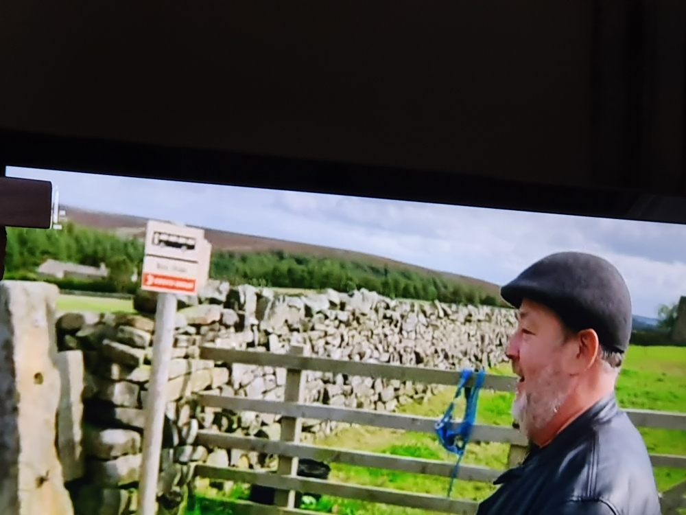 Johnny Vegas TV show Bus sign 