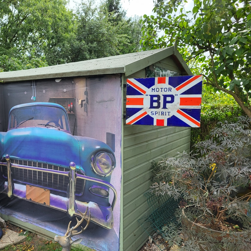 BP double sided ORIGINAL enamel sign SOLD SOLD