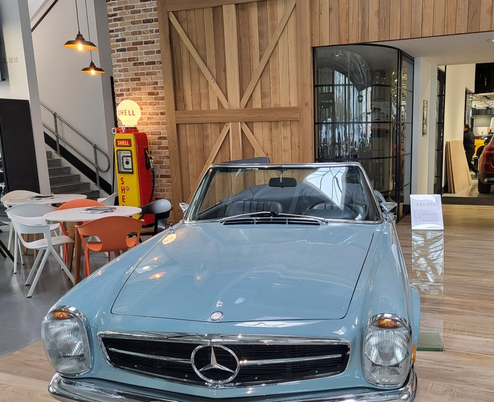 We supply pump to another top classic car showroom 