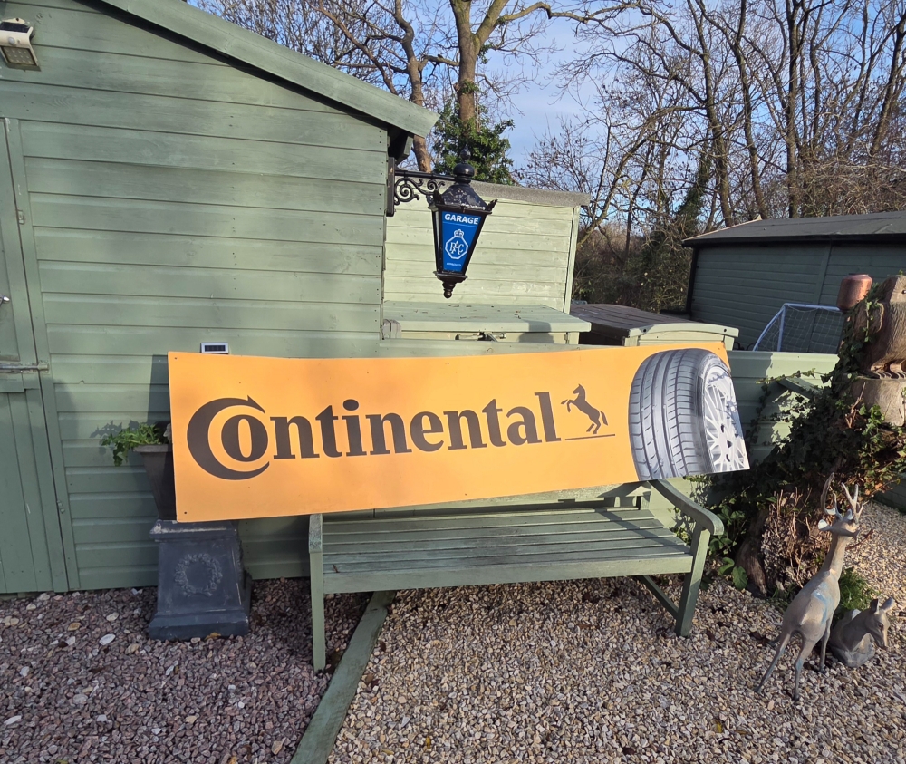 TYRE SIGN Continental 8feet by 2feet 