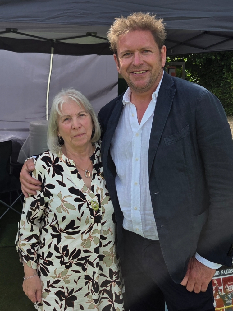 James Martin and Jill